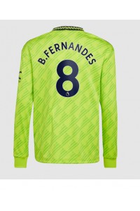 Manchester United Bruno Fernandes #8 Fotballdrakt Tredje Klær 2022-23 Lange ermer